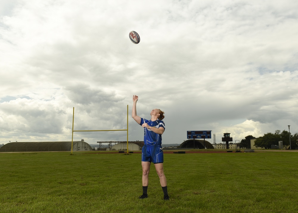 Saber awarded Women’s Air Force Rugby team leadership award