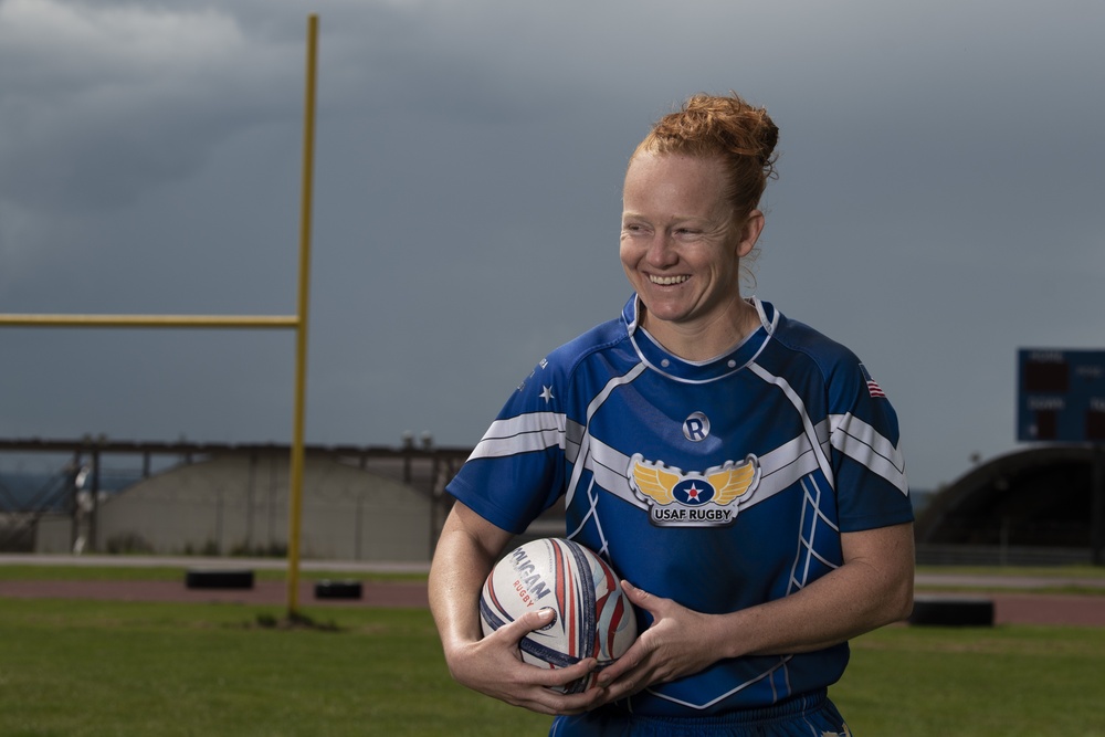 Saber awarded Women’s Air Force Rugby team leadership award