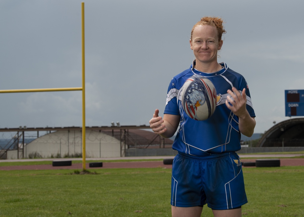 Saber awarded Women’s Air Force Rugby team leadership award