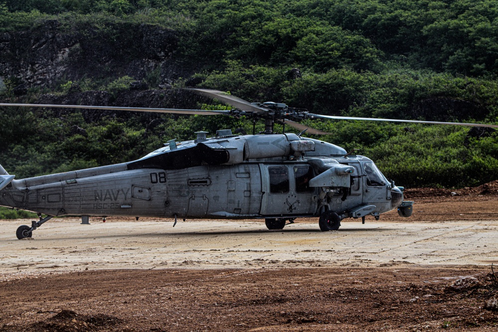 NMCB 11 Constructs Prototype Helicopter Landing Zone