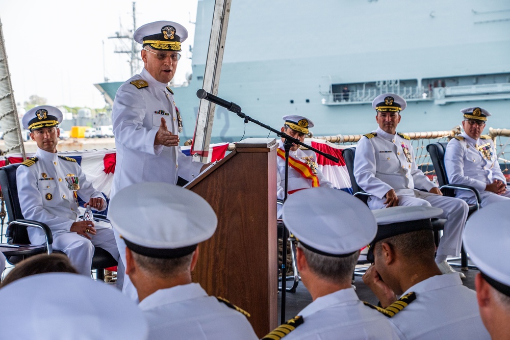 CTF 65 Holds Change of Command Ceremony Aboard USS Roosevelt