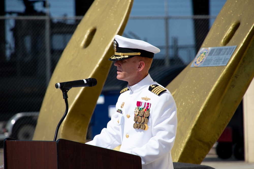 MESG 1 hold a Retirement Ceremony in honor of Chief Operations Specialist Alex Velazquez onboard NOLF Imperial Beach