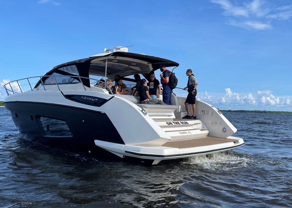 Coast Guard, Tampa Police terminate illegal charter in Tampa Bay