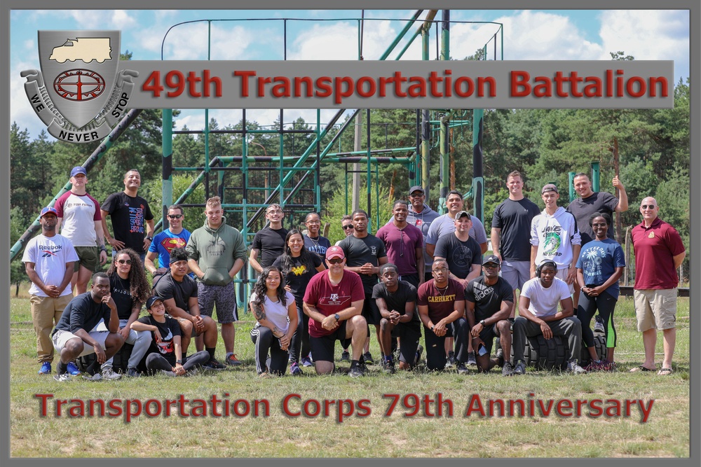 49th Transportation Battalion celebrates the Transportation Corps 79th Anniversary in Żagań, Poland