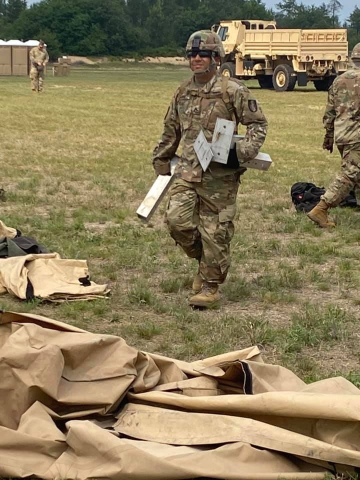 36th Sustainment Brigade sets up shop in preparation for Northern Strike