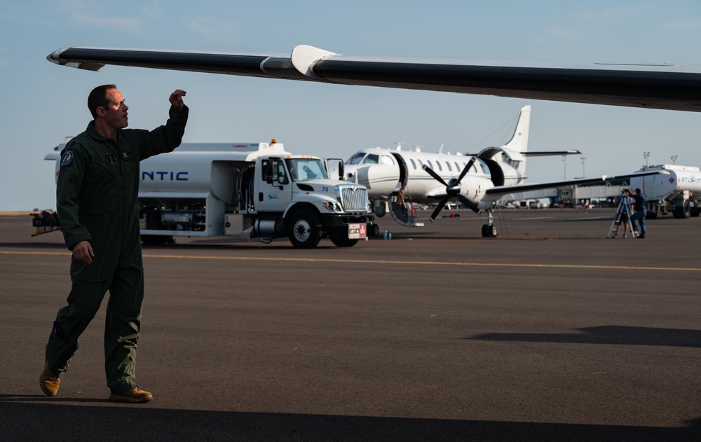 RC-26 provides DoD support by aerial mapping for wildland fire fighting effort