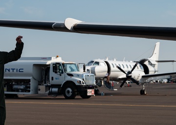 RC-26 provides DoD support by aerial mapping for wildland fire fighting effort