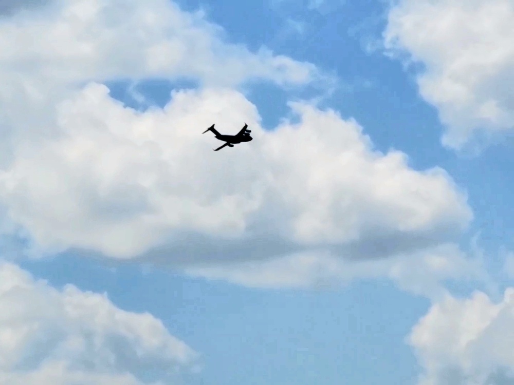C-17 Globemaster III training operations at Fort McCoy