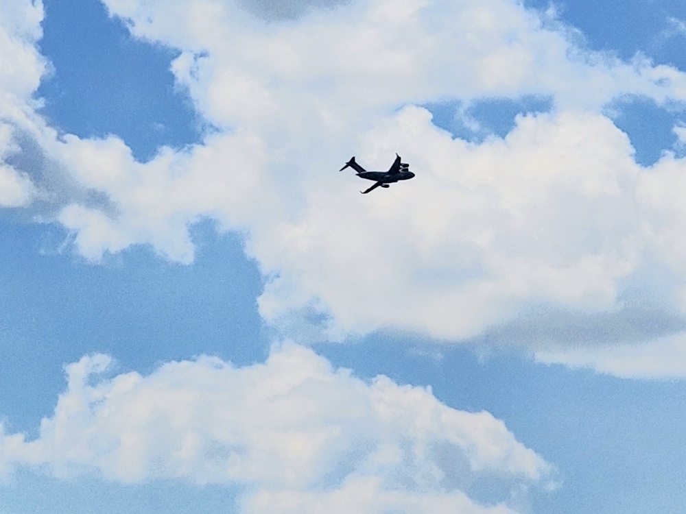 C-17 Globemaster III training operations at Fort McCoy