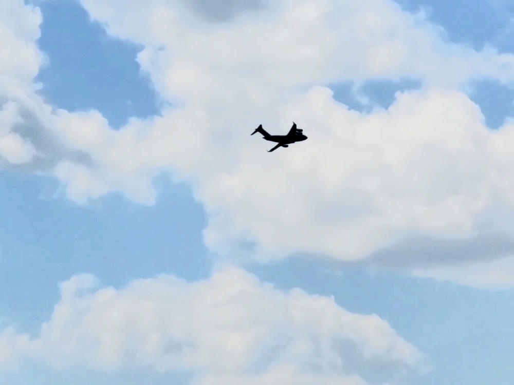C-17 Globemaster III training operations at Fort McCoy