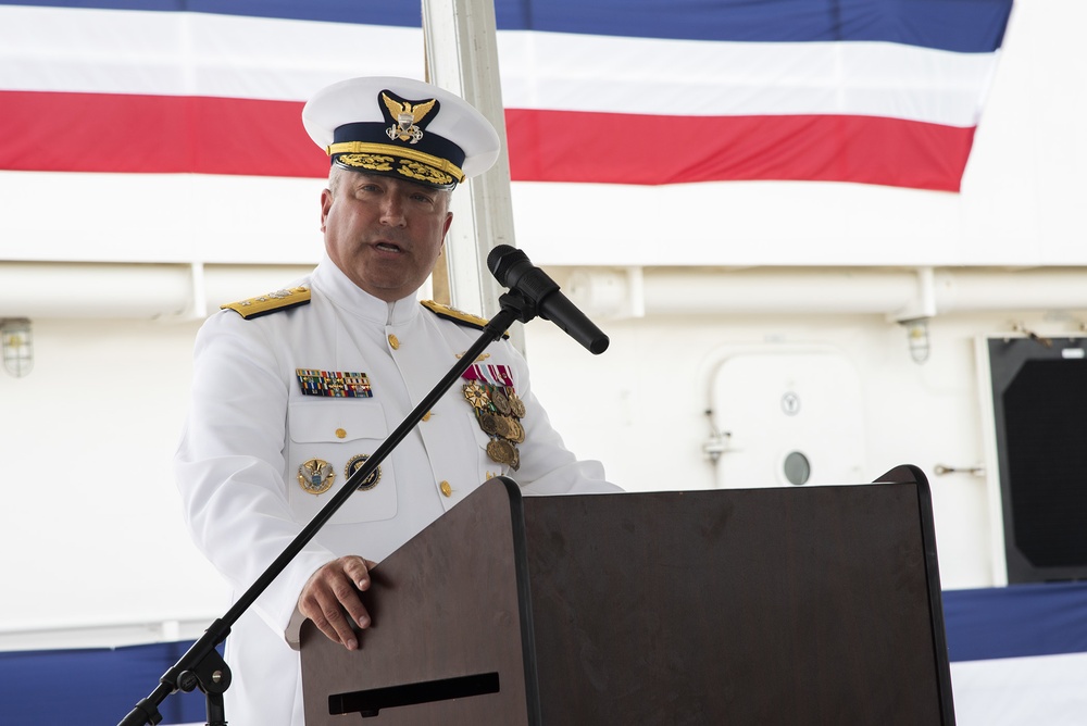 U.S. Coast Guard Conducts Triple Commissioning