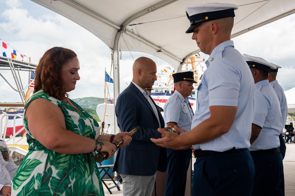 U.S. Coast Guard Conducts Triple Commissioning