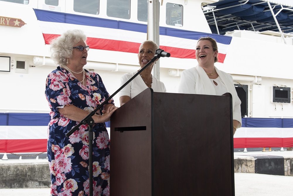 U.S. Coast Guard Conducts Triple Commissioning