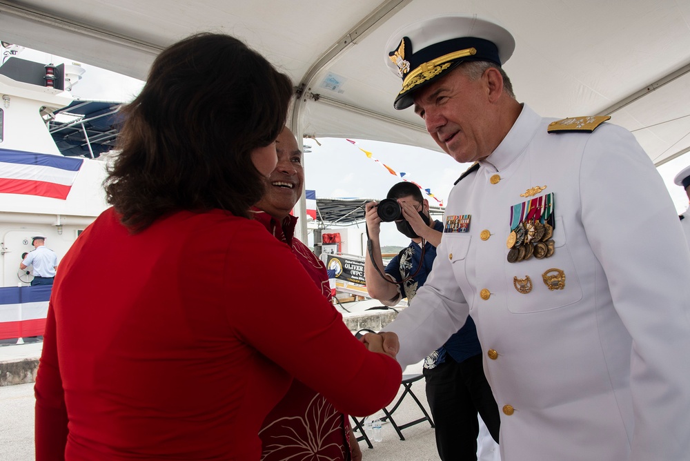 U.S. Coast Guard Conducts Triple Commissioning