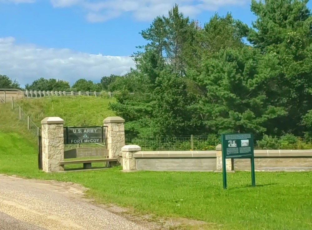 Stone Gates at Fort McCoy