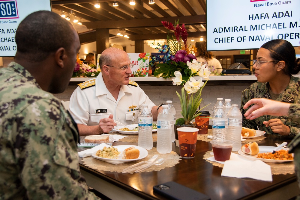 Chief of Naval Operations Visits Guam