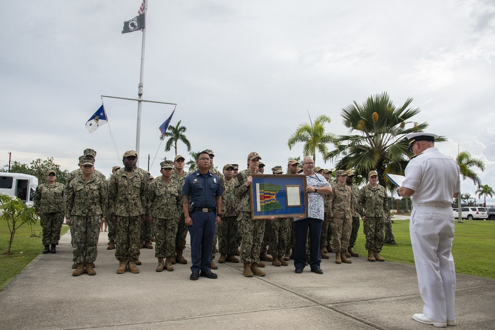 Chief of Naval Operations Awards Navy Meritorious Unit Commendation to JRM