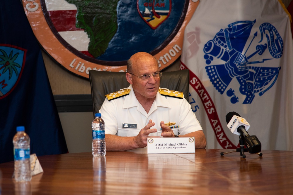 Chief of Naval Operations Visits Guam