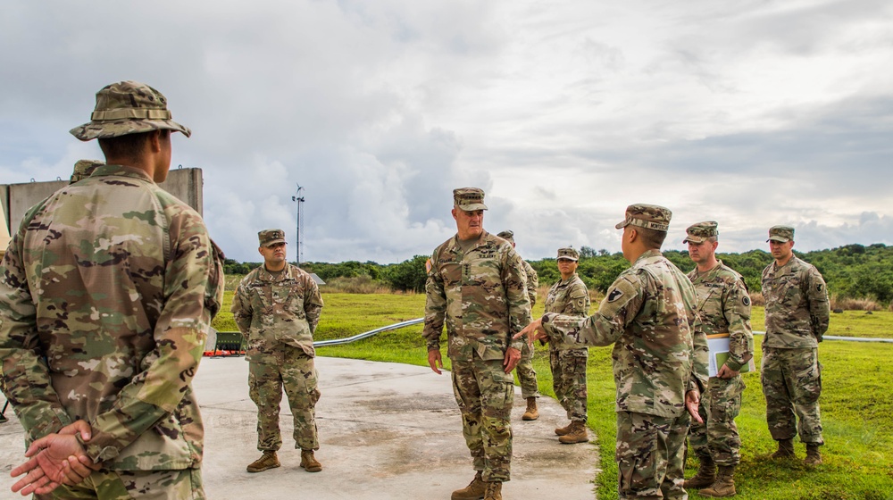 USARPAC CG Visits Guam for Forager 21