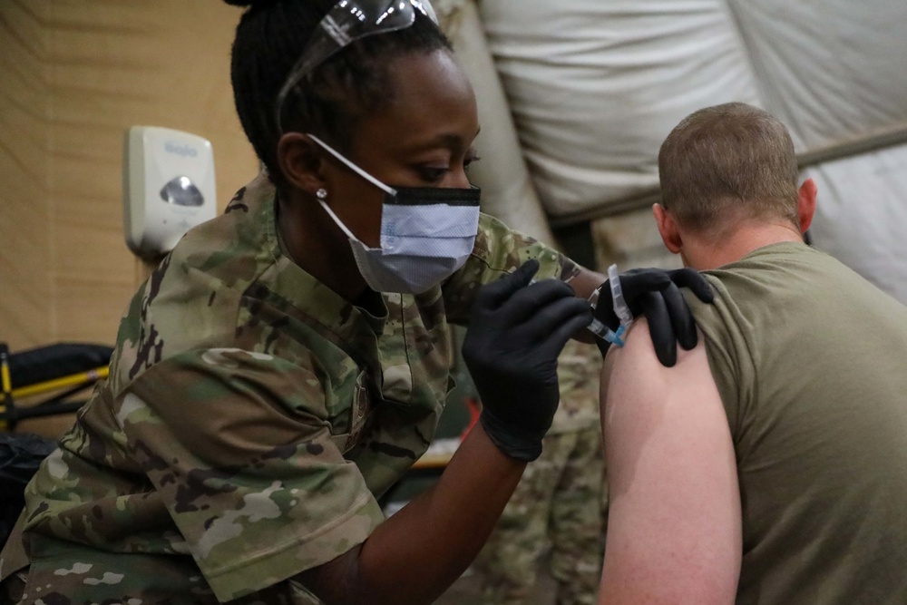 Vaccine distribution expands at military bases in Djibouti