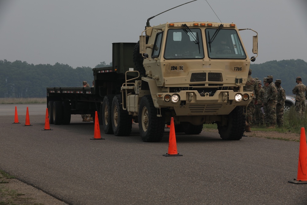 1347 CSSB Conducts Truck Rodeo at Camp Ripley