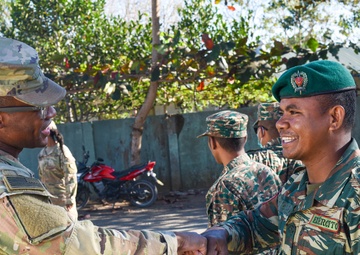 65th BDE EN BN interact with F-FDTL forces DbD 2021