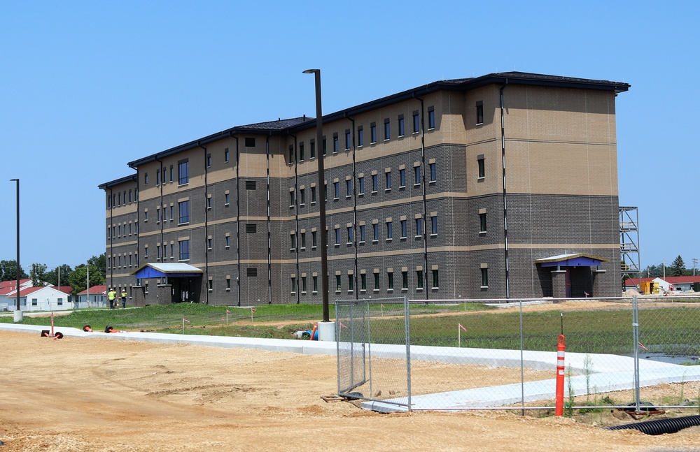 Fiscal 2019-funded barracks project is closer to completion at Fort McCoy