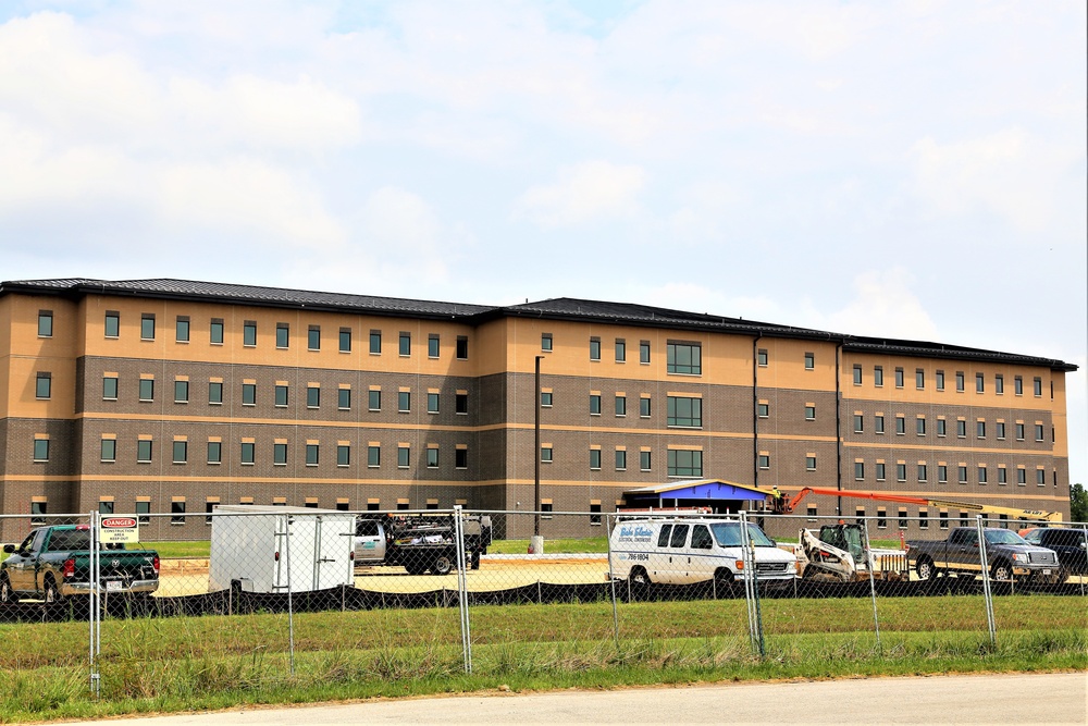 Fiscal 2019-funded barracks project is closer to completion at Fort McCoy