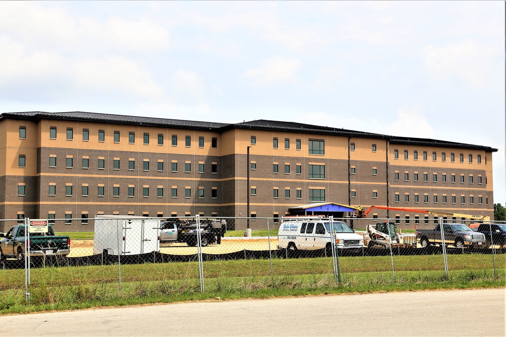 Fiscal 2019-funded barracks project is closer to completion at Fort McCoy