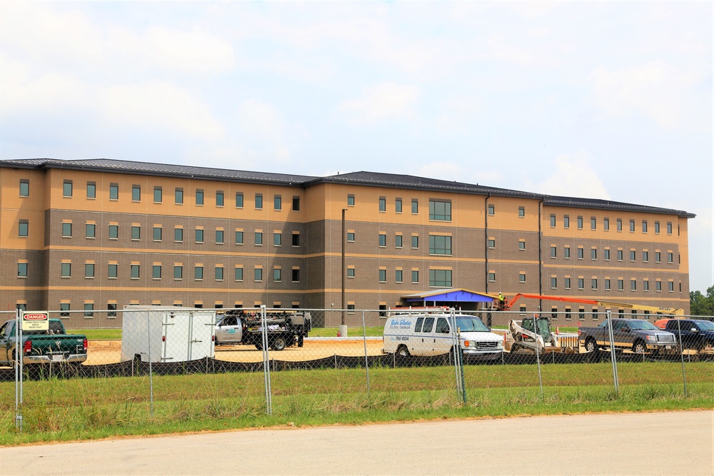 Fiscal 2019-funded barracks project is closer to completion at Fort McCoy