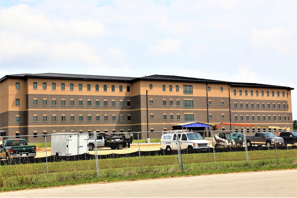 Fiscal 2019-funded barracks project is closer to completion at Fort McCoy