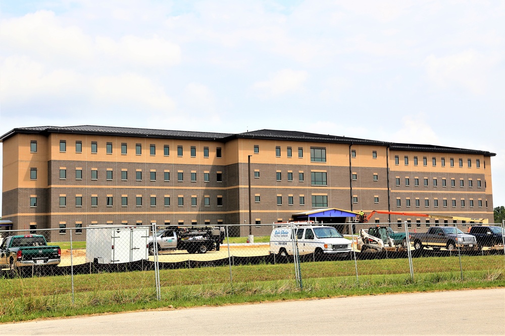 Fiscal 2019-funded barracks project is closer to completion at Fort McCoy