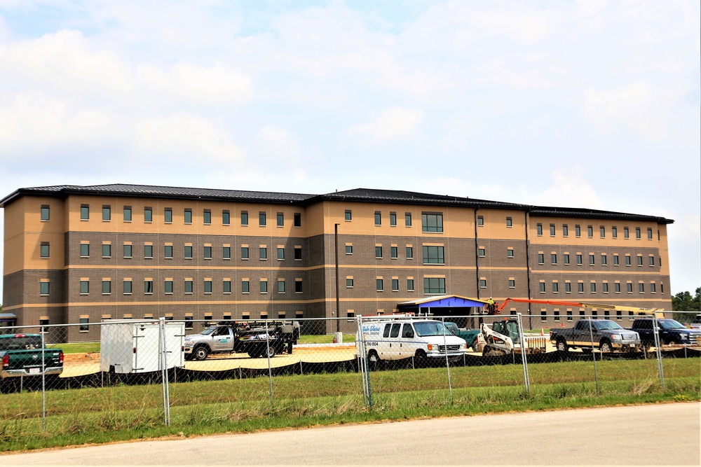 Fiscal 2019-funded barracks project is closer to completion at Fort McCoy