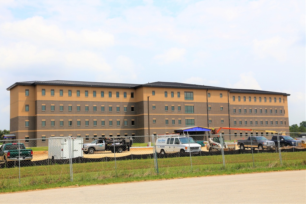 Fiscal 2019-funded barracks project is closer to completion at Fort McCoy