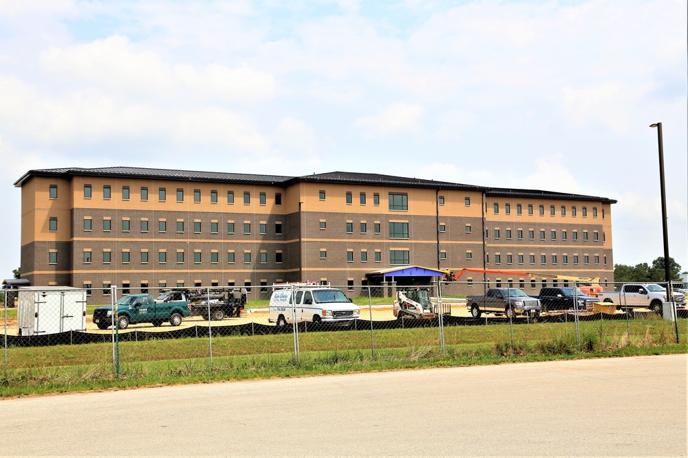 Fiscal 2019-funded barracks project is closer to completion at Fort McCoy