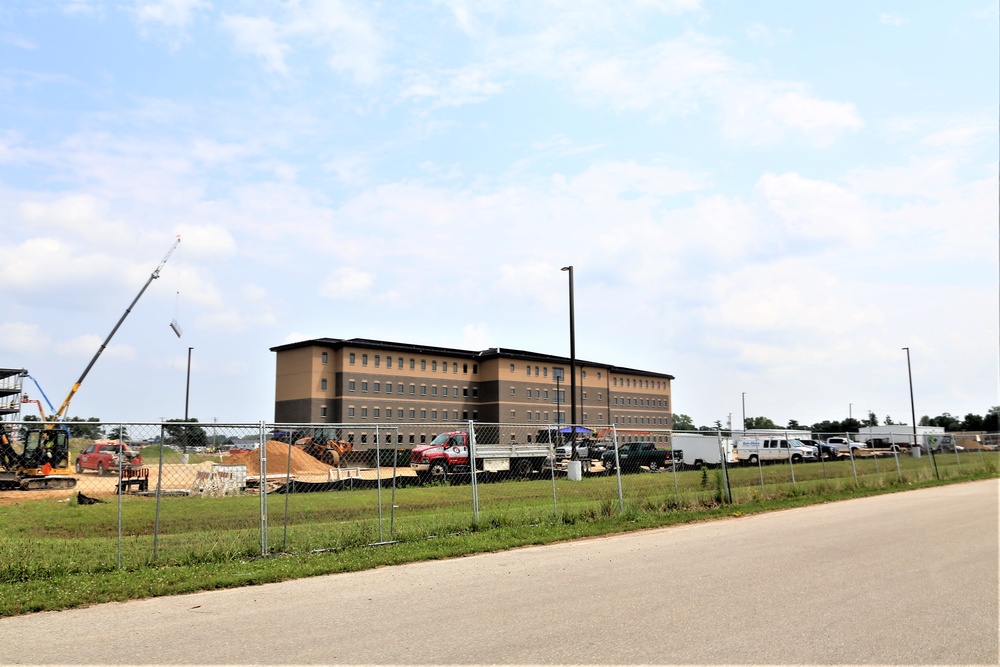 Fiscal 2019-funded barracks project is closer to completion at Fort McCoy