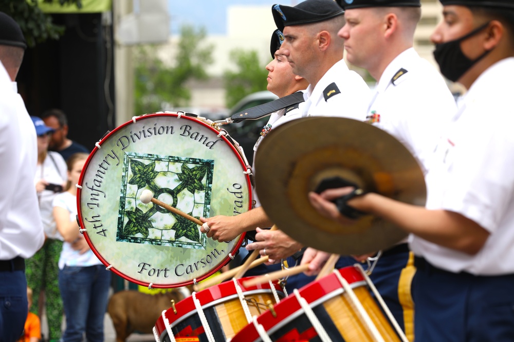 4th Infantry Division Preforms at the Parade Through Time