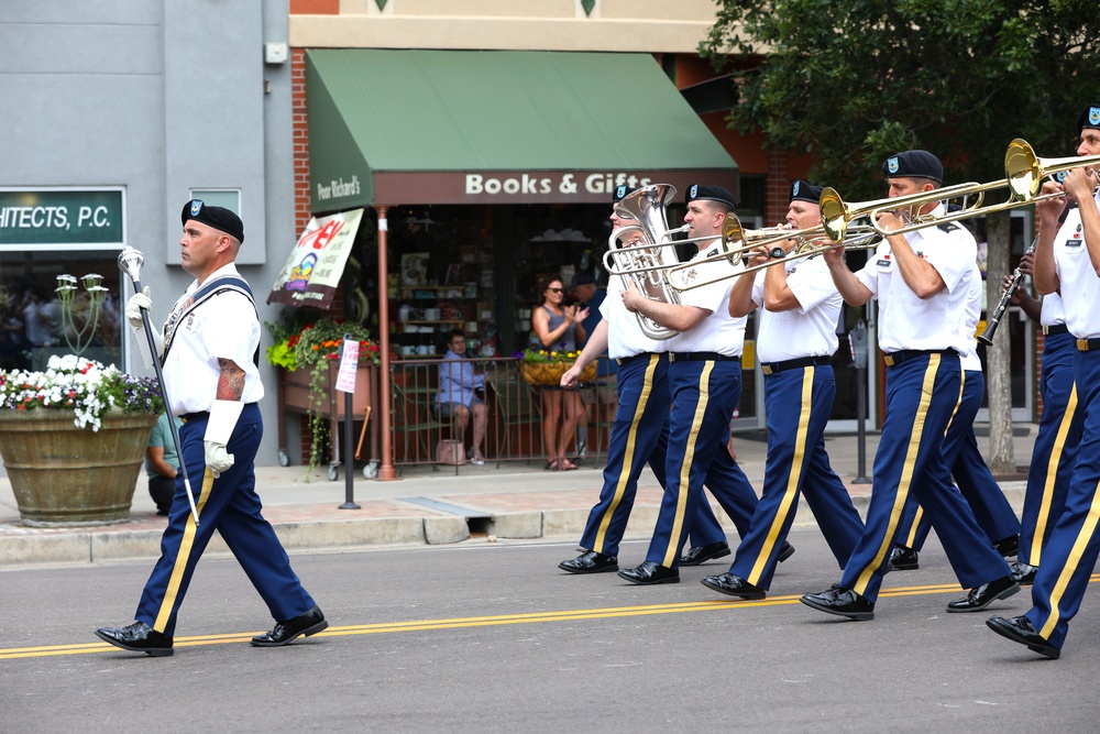 4th Infantry Division Band Marches in Parade