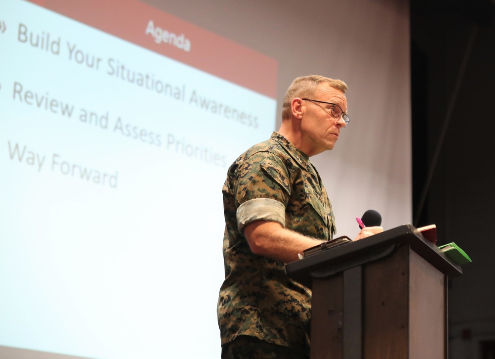 U.S. Marine Corps Logistics Commands’ 2-star Commanding General Holds Coast-to-Coast Town Halls