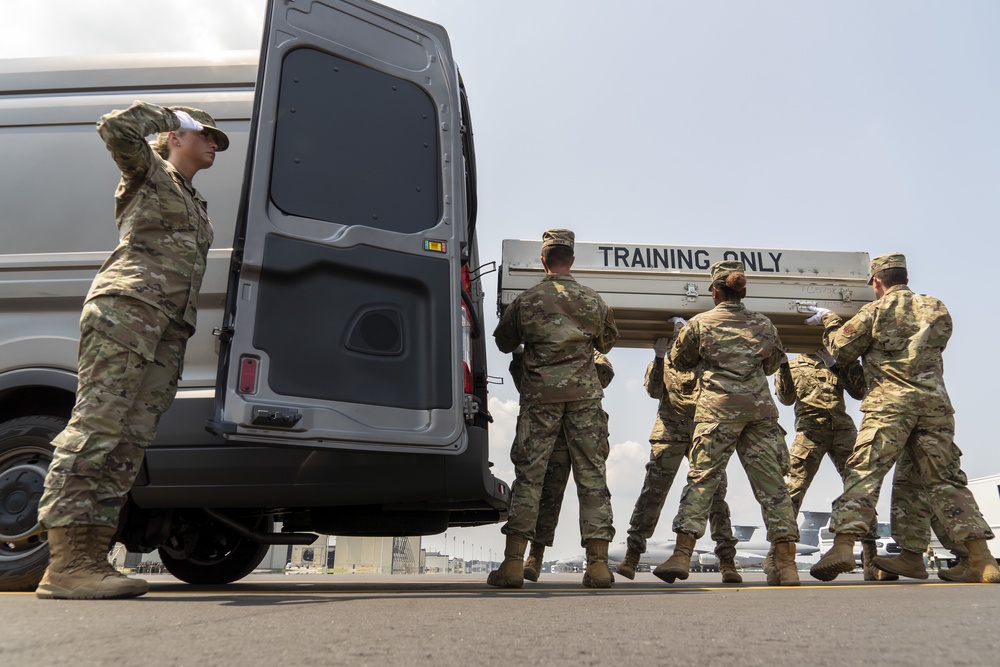 The Air Force Mortuary Affairs Operations Public Affairs Office has cleared this image for release.