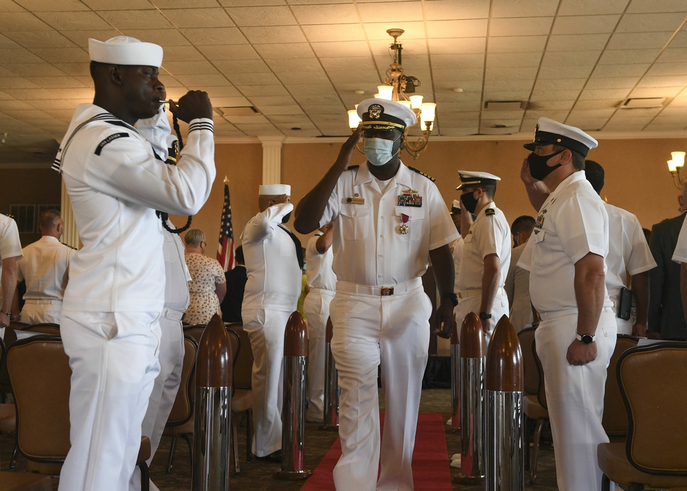 Destroyer Squadron 40 Holds Change of Command