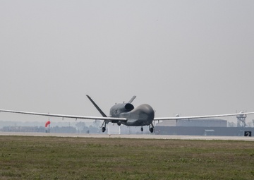 EQ-4 Global Hawk lands one last time