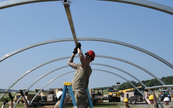 161st CES readiness training in NC