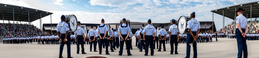 U.S. Air Force Basic Military Training Graduation and Coining Ceremony