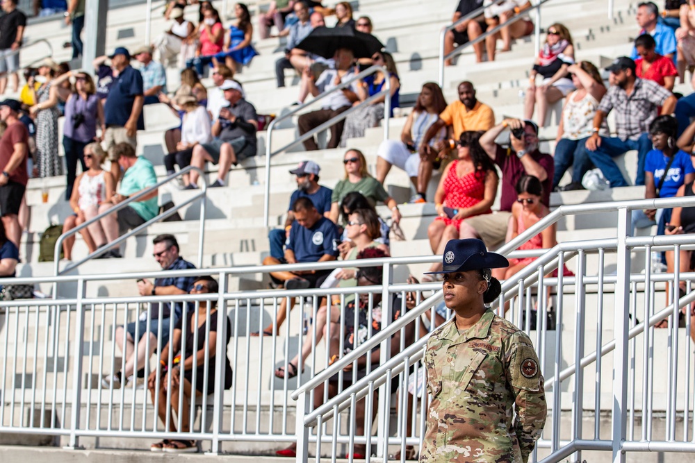 U.S. Air Force Basic Military Training Graduation and Coining Ceremony