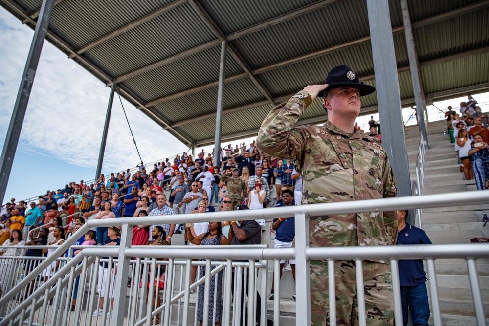 U.S. Air Force Basic Military Training Graduation and Coining Ceremony