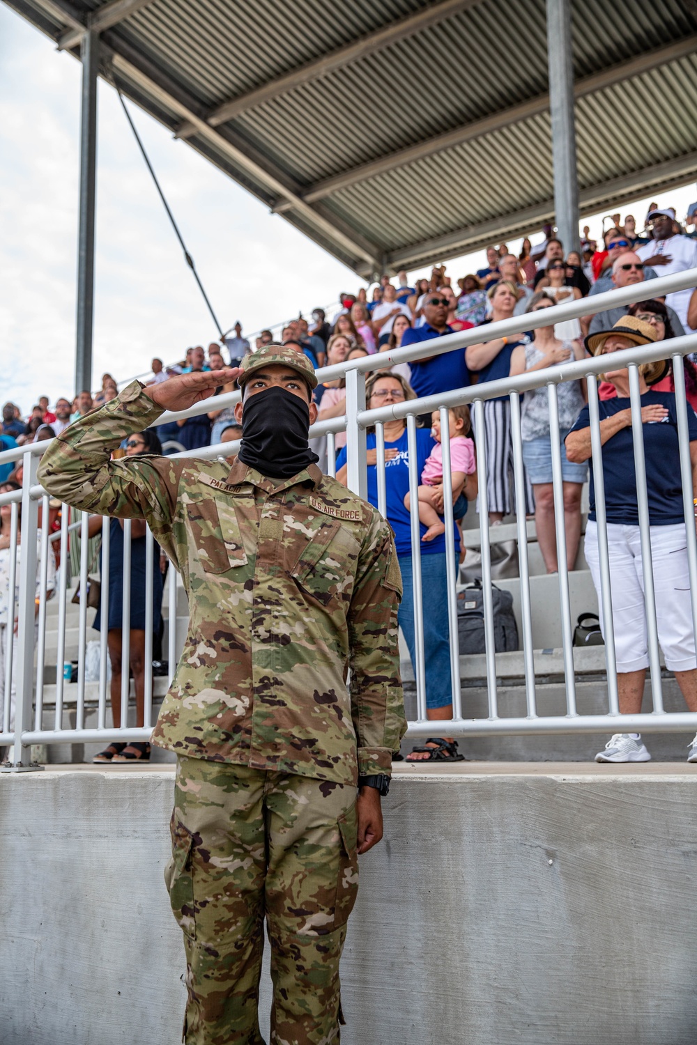 U.S. Air Force Basic Military Training Graduation and Coining Ceremony