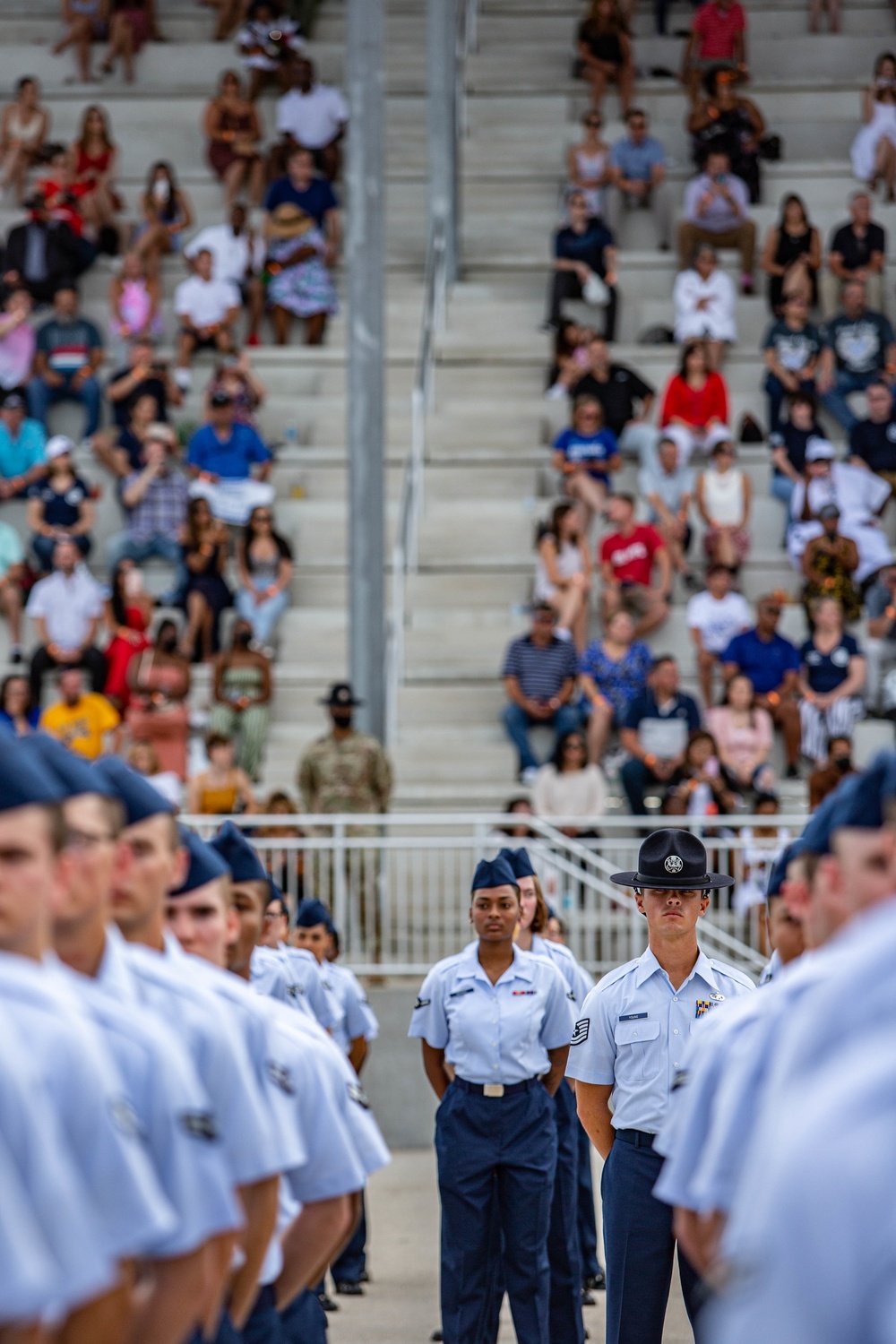 U.S. Air Force Basic Military Training Graduation and Coining Ceremony