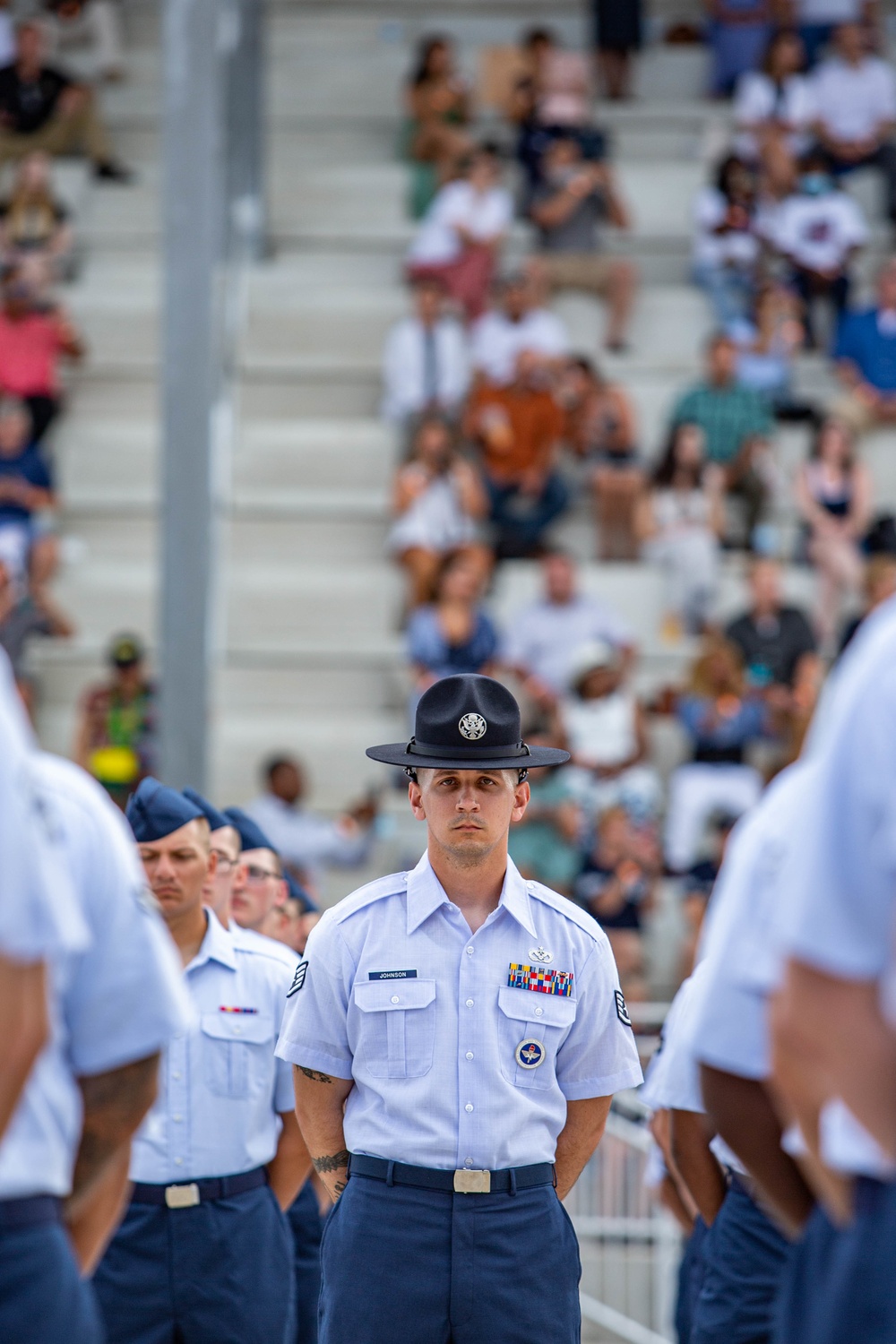 U.S. Air Force Basic Military Training Graduation and Coining Ceremony