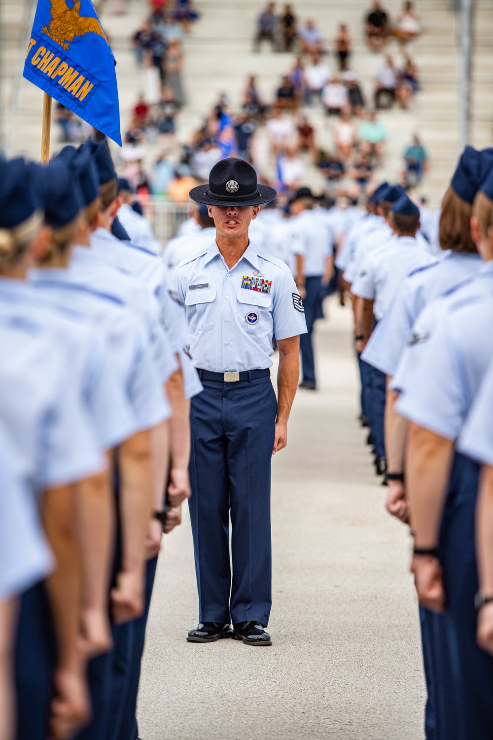 U.S. Air Force Basic Military Training Graduation and Coining Ceremony